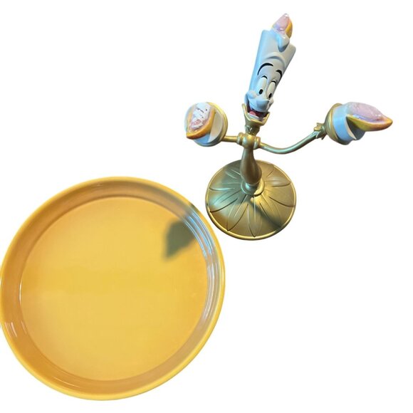 Beauty & The Beast Lumiere Cake Stand  Disney Character Plate - Picture 8 of 10